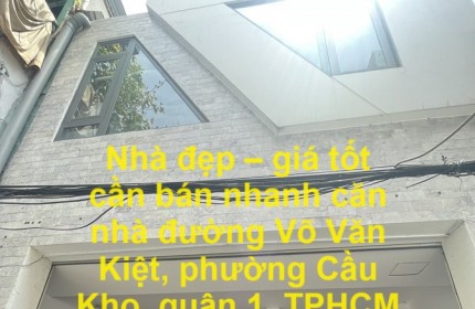 Nhà đẹp – giá tốt cần bán nhanh căn nhà ngay trung tâm quận 1, TPHCM